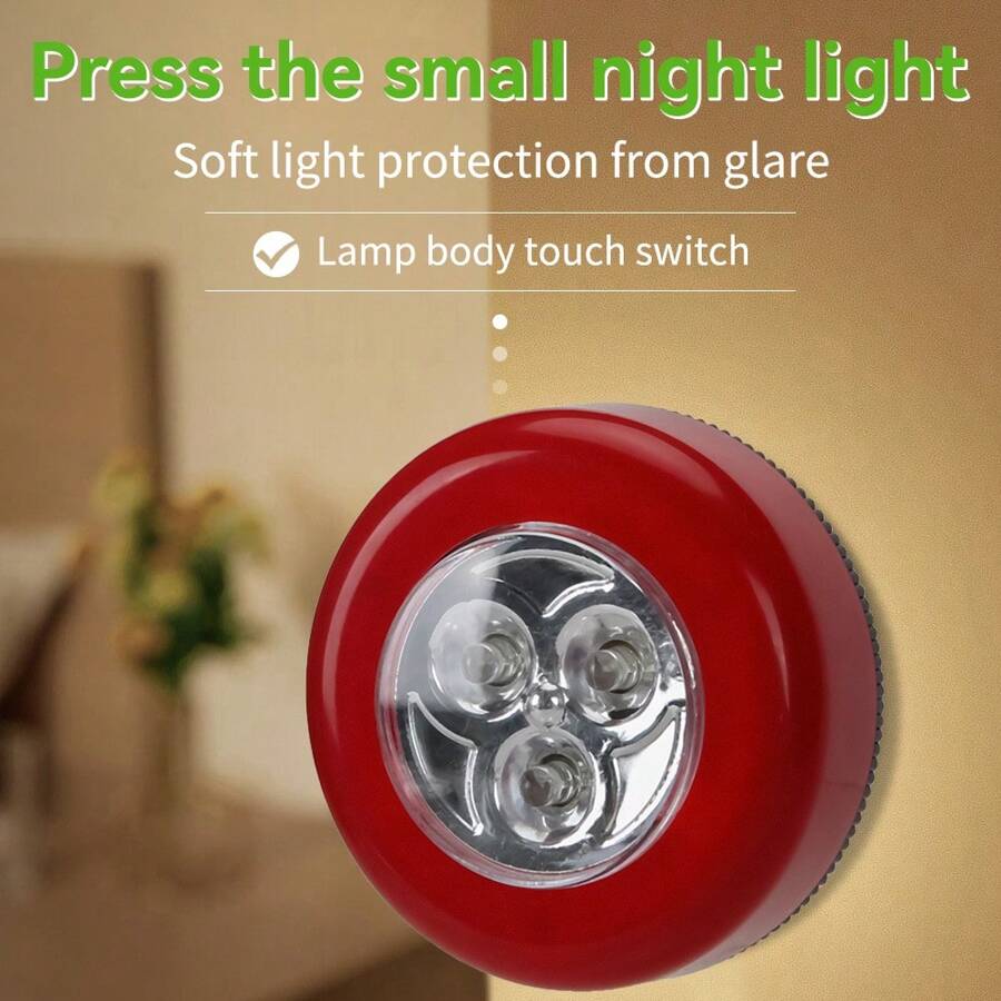 5 pezzi di faretti LED autoadesivi, fascio regolabile a 120°, luce sensore per pensili/armadi, a batteria (batterie non incluse), illuminazione senza fili per corridoio e scale