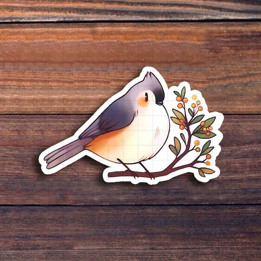 Pegatina de "Pájaro encantador" de 3 pulgadas, ¡perfecta para entusiastas de la naturaleza! Ideal para personalizar cuadernos, planificadores, decoración del hogar y equipo al aire libre. Excelente para observadores de aves, estudiantes y cualquiera que disfrute de diseños caprichosos. Categorías: Pegatinas de animales, arte de la naturaleza, diseños decorativos, pegatinas lindas.