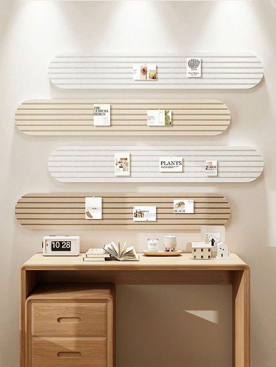 1 pieza Tablero decorativo de fieltro de poliéster, tablero de boletines multifuncional para pared fotográfica DIY, tablero de mensajes reutilizable para el hogar/oficina, adecuado para decoración del hogar, memorandos de oficina, decoración de pósters, fijación de fotos, planificación de calendarios, aplicable a dormitorio, estudio, sala de estar, pared de sofá, oficina y escuela