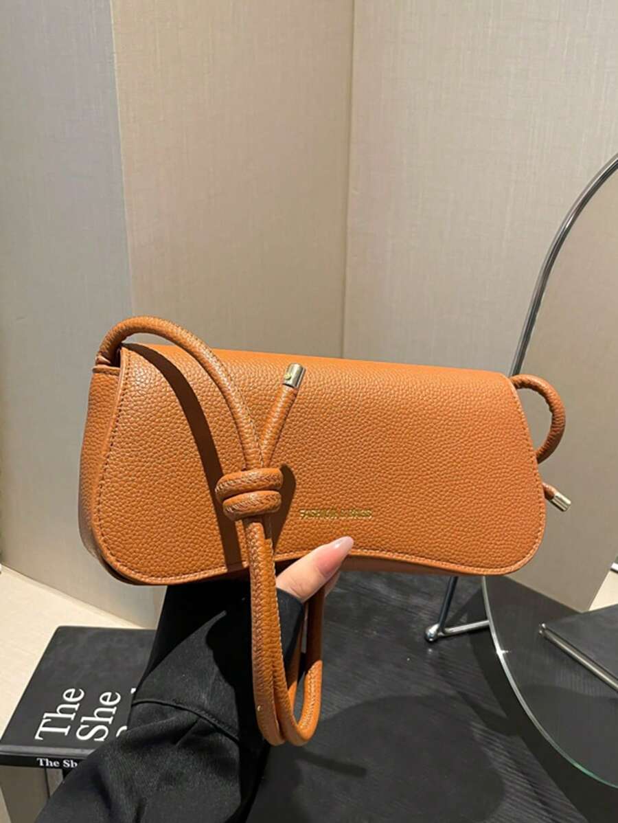 Nouveau sac fourre-tout vintage de luxe à une épaule et sous le bras de style français pour femmes, 2025
