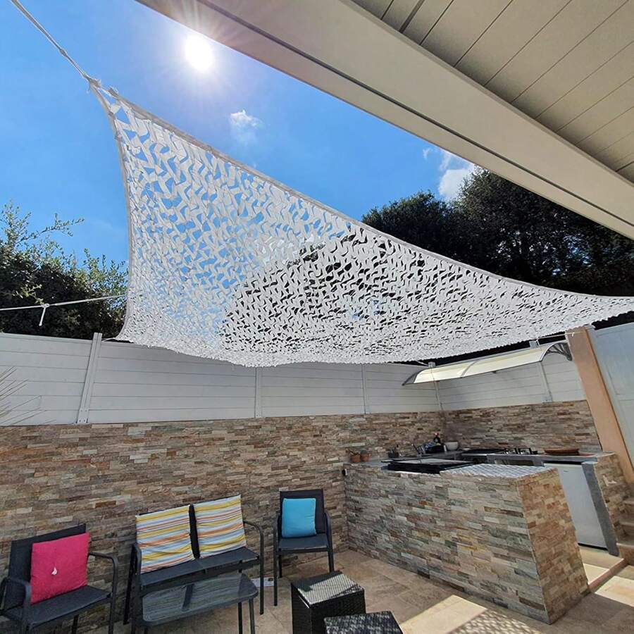 Filet de camouflage en grands rouleaux, adapté à la chasse, toile d'ombrage, costume ghillie, toile d'ombrage, vêtements de camping, militaire, décoration de fête, balcon, protection solaire