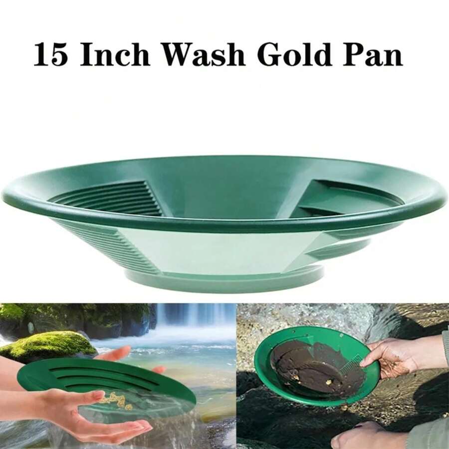 Hot Plastic Gold Pan Basin Nugget Mining Pan Dredging Prospecting River Tool Wash Gold Panning Equipment