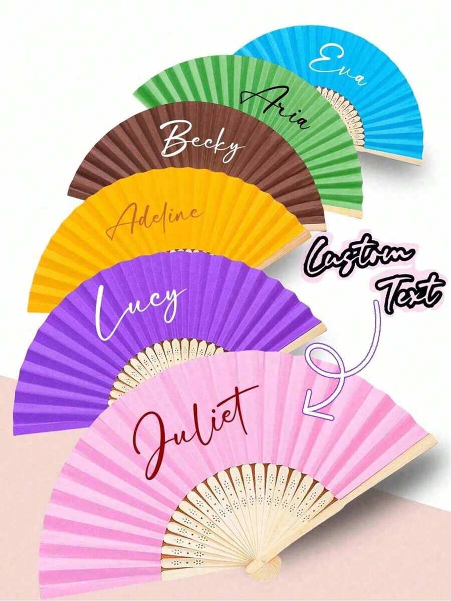 Customized Name LOGO White Wedding Paper Fan, White Invitation Card, White Classic DIY Paper Fan,Christmas ,Ornamental High-Quality Custom,Personalized,Unique Ideal Gifts For Her Boyfriend,Girlfriend For Anniversaries,For Valentine's Day,For Mother's Day,For Birthdays,For Father's Day,For Graduation,For Weddings,For Housewarming Mother's Day Graduation