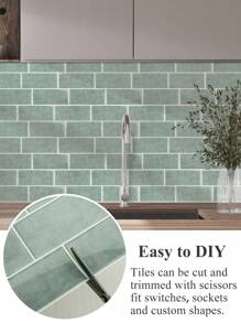 Green With Stone Pattern