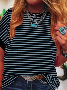 BLUE AND BLACK