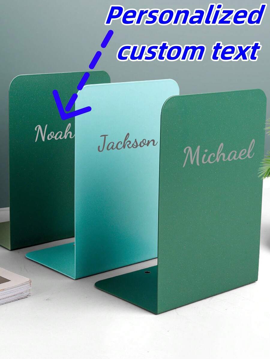 Personalized Custom L-Shaped Book Stand; Simple Large Book Rest; Desktop Storage Book Stand; Metal Creative Partition; Book Shelf Partition; Iron Bracket Back To School