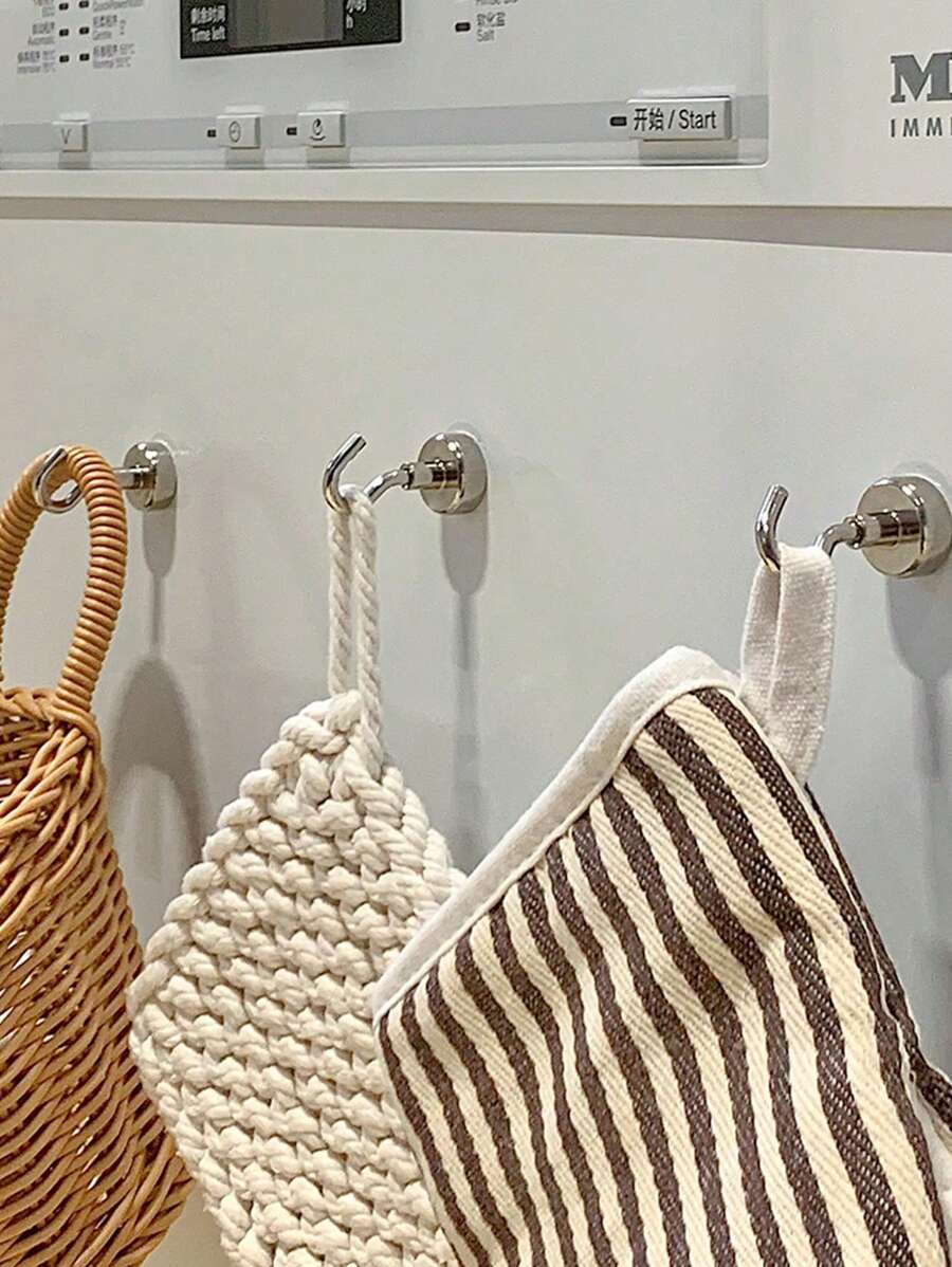 5 piezas Ganchos magnéticos de alta resistencia con imán de neodimio para colgar, ganchos magnéticos fuertes, imanes con ganchos para baño, cocina, toalla, oficina, garaje