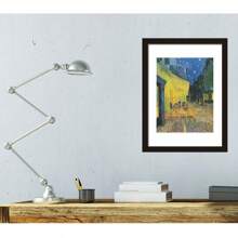 2in1 Painting Poster - Cafe Terrace at Night, 1888 by Vincent van Gogh