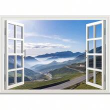 Window Wall Mural-23