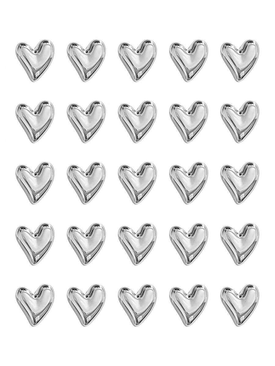 10pcs Macaron Color Fridge Magnets Silver/Golden Magnets Cute Love Decorative Magnets Silver Fridge Magnets Small Home Kitchen Magnet Set Colorful Magnetic Decoration Suitable For Office Whiteboard(Including The Corresponding Number Of Magnets And Sufficient Adhesive Stickers)