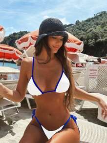 Blue and White