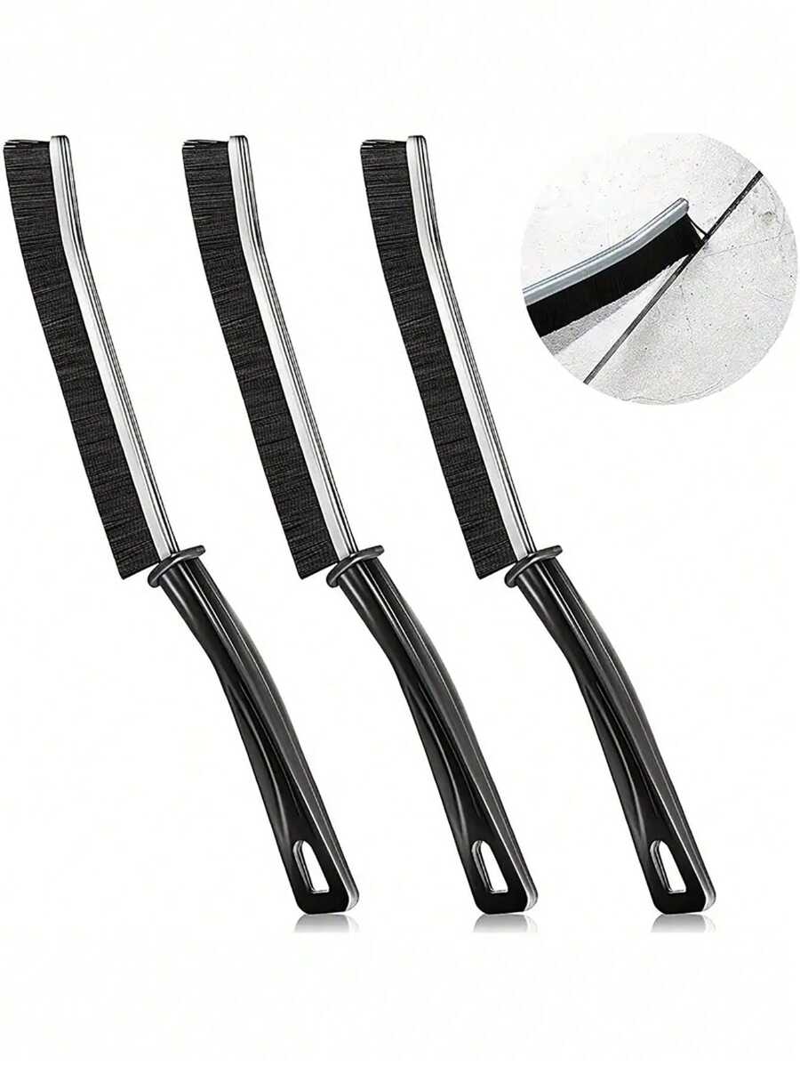 1 pièce/2 pièces Brosse de nettoyage des joints multifonction, convient pour les joints de carrelage, les lignes de sol de douche et le nettoyage de surfaces multiples