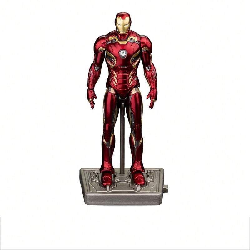 Figura de acción modelo de estatua ornamental hecha a mano de la serie Marvel Iron Man MK45, que se puede utilizar como un regalo