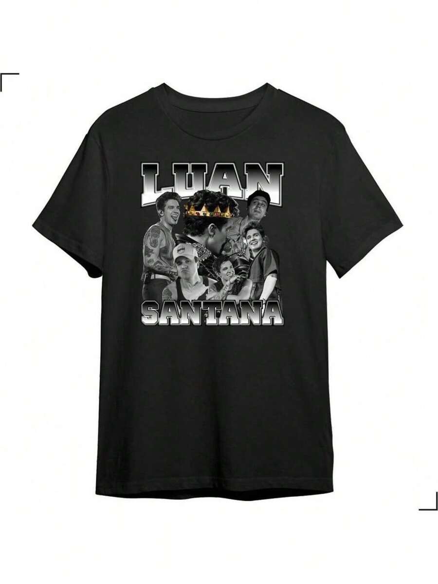 Camiseta Luan Santana Deja Vu Vintage Meteoro Cantor Album