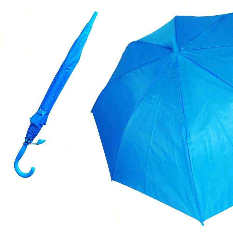 Guarda Chuva Infantil Liso Sombrinha para menino e menina automático com apito