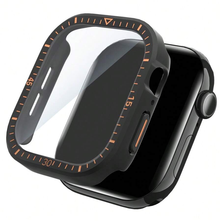 Funda de vidrio talla grande tapa para el de 46mm, 44mm, 40mm, 45mm, 41mm y 42mm. Protector de pantalla para Series 10, 9, 8, 7, 6, 5, 3 y SE. Accesorios.
