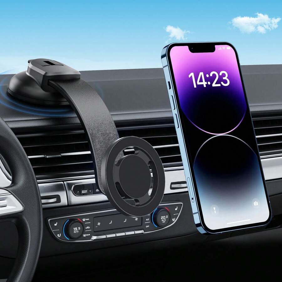 Soporte magnético universal para teléfono de coche, montaje magnético de pinza para rejilla de ventilación para teléfonos móviles y tabletas, adecuado para la rejilla de ventilación del coche