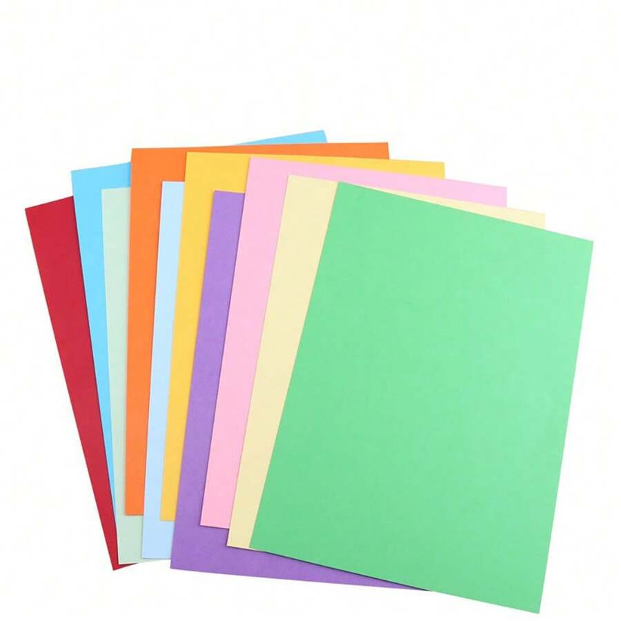 40 Sheets Colored Cardstock, A4 180gsm Thick Color Paper Sheets Construction Paper For Printing Scrapbooking Card Making DIY Arts Crafts - 10 Assorted Colors, 210 X 297 Mm, School Supplies, Back To School