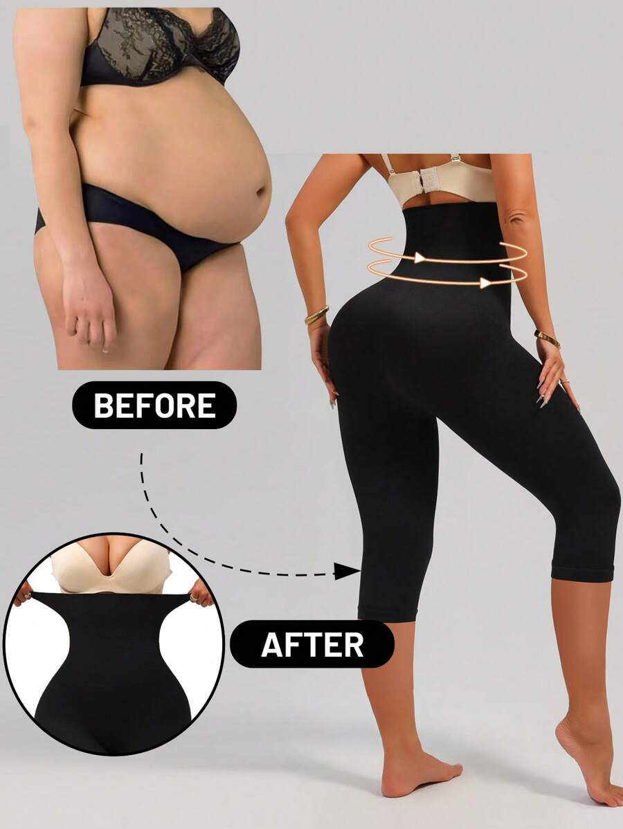 1 Stück Hochtaillierte formende Yoga-Hose mit Knocheneinlage in der Taille, Taillenformung und Po-Anhebung für Fitness-Workouts und den täglichen Gebrauch