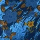 Floral azul Klein