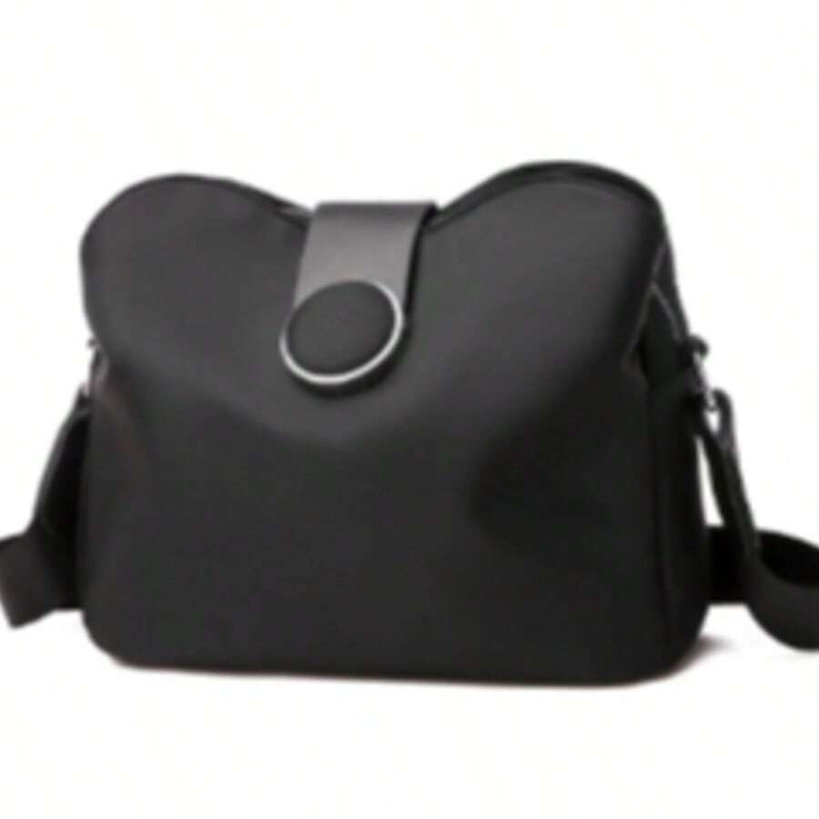 Borsa a tracolla vintage in nylon impermeabile da donna, borsa a tracolla selvaggia, semplice borsa a tracolla da donna, borsa da viaggio, borsa da donna