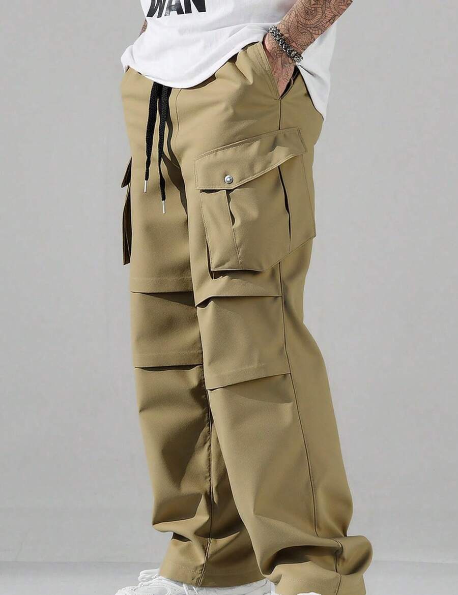 Men's Casual Street Cargo Style Pants, Summer