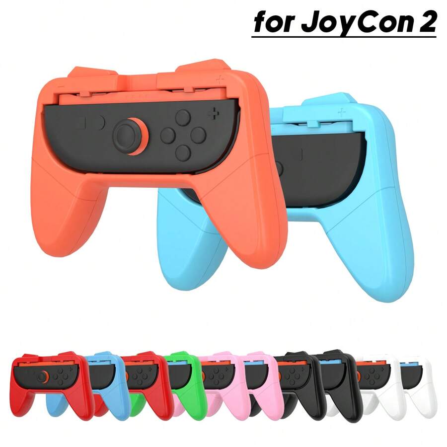 karbeen 2 Stücke JoyCon2 Controller Halter Hülle für NS2 Switch2 JoyCon-2 Gamepad Griff Halterung, NS2 Spielekonsole Zubehör