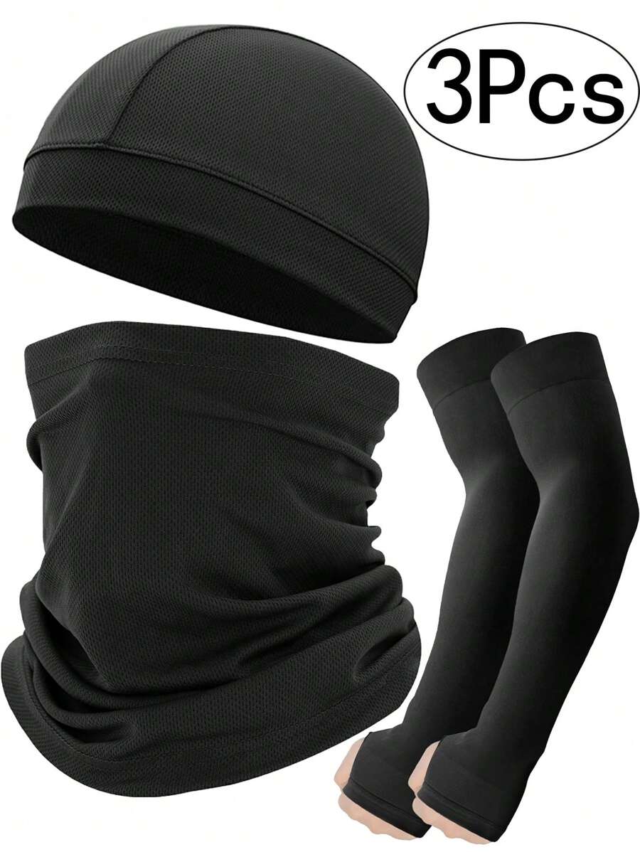 Skull Caps For Men Women,Lightweight Beanie Sleep Hats Breathable Helmet Liner Cooling Skull Caps Helmet Hard Hat Liner Sweat Wicking Running Beanie Cycling For Men Women