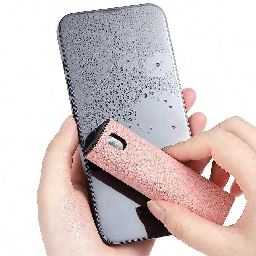 1 pièce Kit de nettoyage d'écran 3-en-1 Nettoyant pour écran tactile avec flacon, outil et chiffon microfibre pour accessoires d'écran de mobile/ordinateur portable/tablette/TV/moniteur/voiture, cuisine
