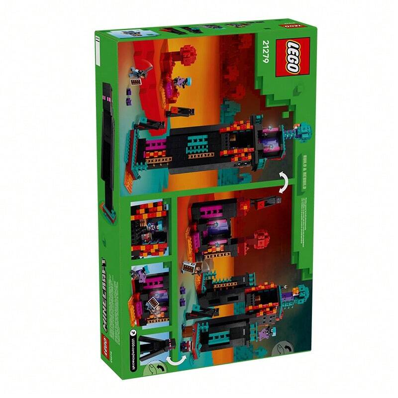 LEGO Conjunto de Blocos de Construção da Série LEGO Minecraft, Adequado como Presente para Crianças