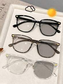 3pcs Black Transparent Tea Gray