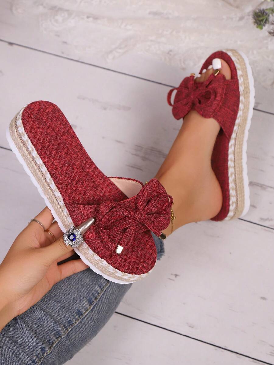 Nuevas sandalias con plataforma gruesa de moda para mujer, cómodas y casuales, zapatillas negras