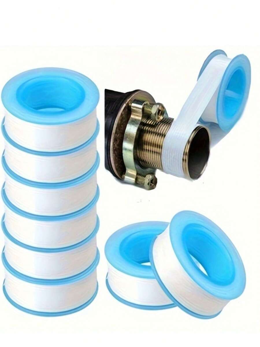 Ruban de plombier PTFE - 118 po/300 cm, 0,47 po/1,2 cm, ruban d'étanchéité pour la plomberie, les pommes de douche et les filetages - sans batterie, sans cordon d'alimentation, norme de filetage universelle
