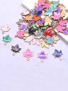 20pcs Mixed Color Maple Leaves