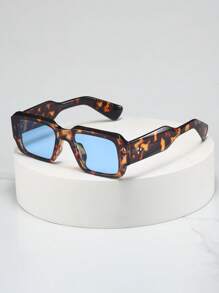 Tortoise Shell Frame Blue Piece