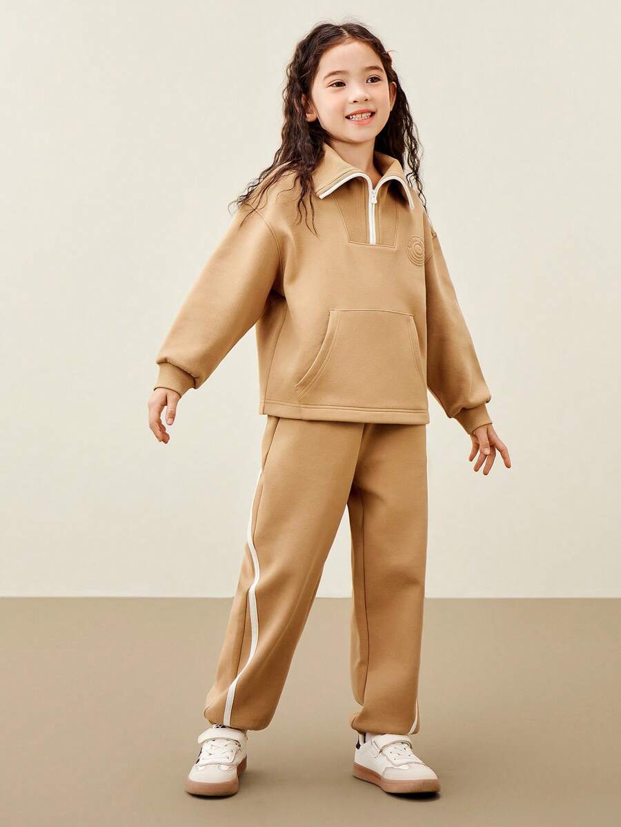 mini bala Tuta da ragazza di stile attivo, set di moda elasticizzato morbido del 2025