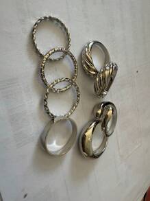Conjunto de 8 peças de prata