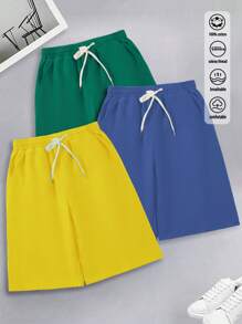 Verde scuro + blu grigio + giallo brillante