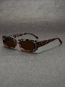 estampado de leopardo blanco