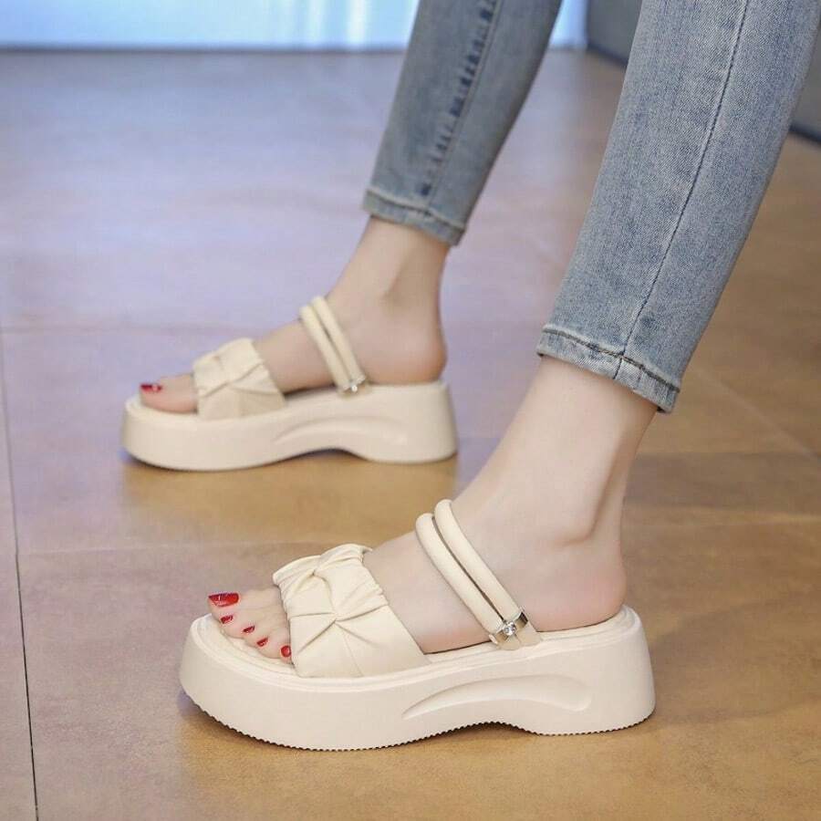 Chanclas de mujer con suela gruesa
