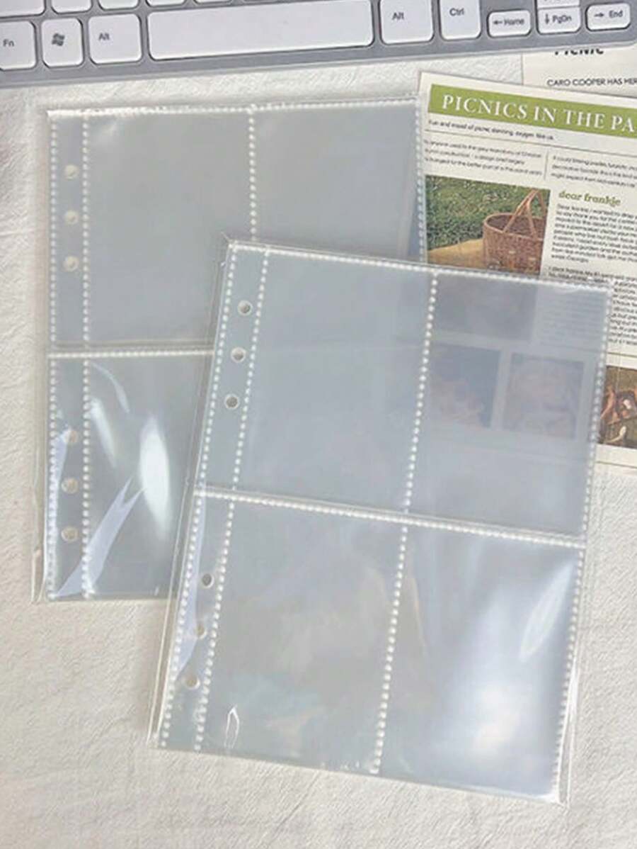 10/20/30 Stück transparente wasserdichte A5 Dokumententaschen, Nachfüllseiten für Fotoalben, Aufkleber-Sammlungen, geeignet für Schule & Büro, für Schulmaterial, Schulanfang