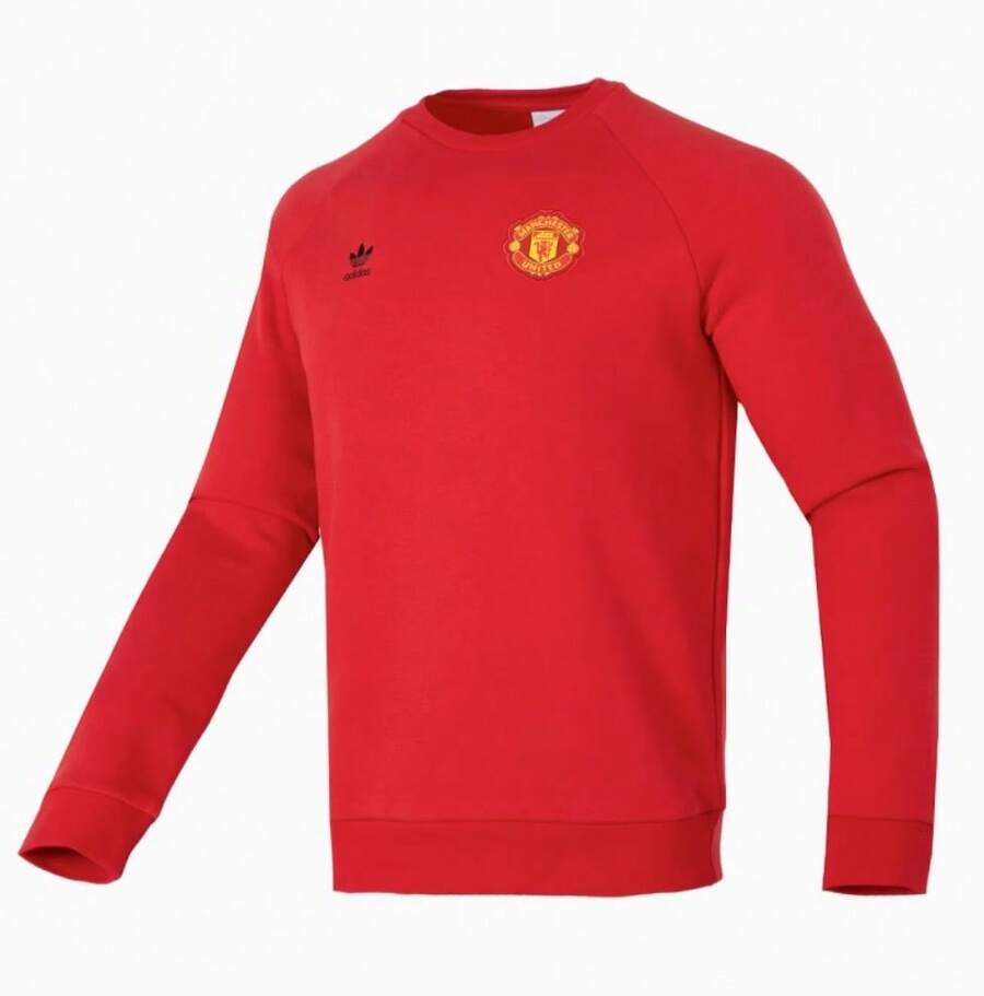 Adidas Men's Sweatshirt Sportswear Running Outdoor Round Neck Cotton Pullover Top