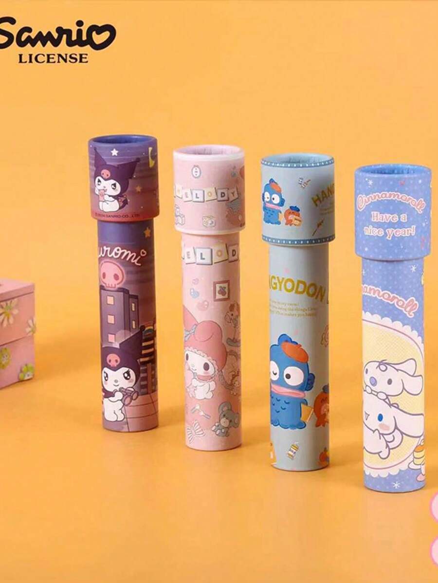 Sanrio 1pc Officially Licensed Sanrio Family Kaleidoscope Toy, Educational & Entertaining Toy