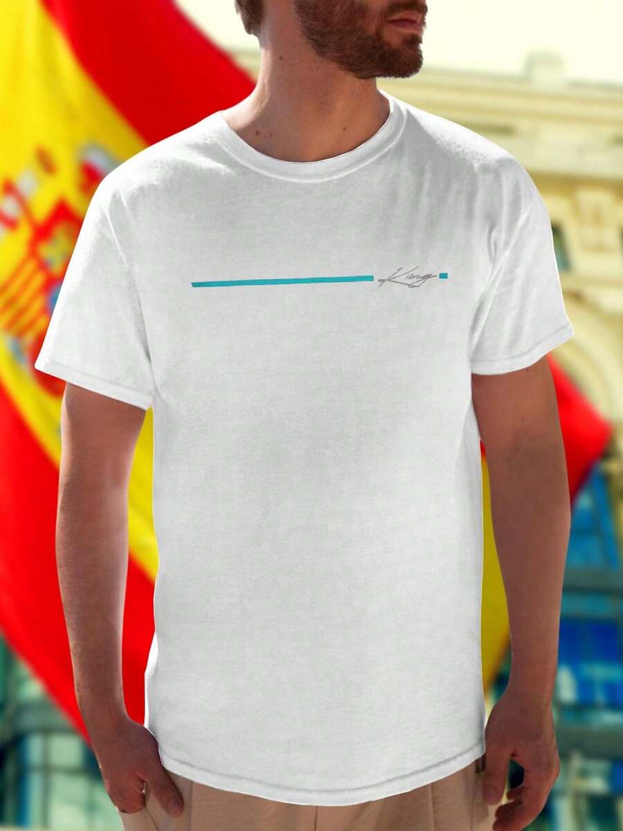 King Camiseta Hombre Moda Casual Estilo Urbano Gimnasio Ropa Deportiva Cómoda Oferta Exclusiva Calidad Premium Promoción Imperdible