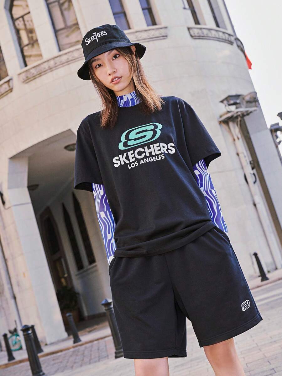 Skechers Skechers Mode Lässig Sportlich Retro Plateau Lässig Schuhe, tolle Geschenkidee für Studenten, Angestellte, Wandern/Pendeln, bequemes Outdoor T-Shirt für Herren