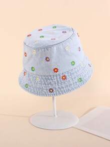 Colorful Daisy-light Blue