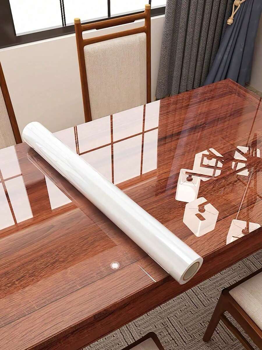 Selbstklebende transparente Schutzfolie, PVC wasserdicht und ölbeständig, abnehmbar, geeignet für Badezimmer, Küche, Wohnzimmer, Schlafzimmer Wandschutz, Möbelschutzaufkleber