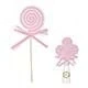 HY-christmas PE Lollipop Pink-1049