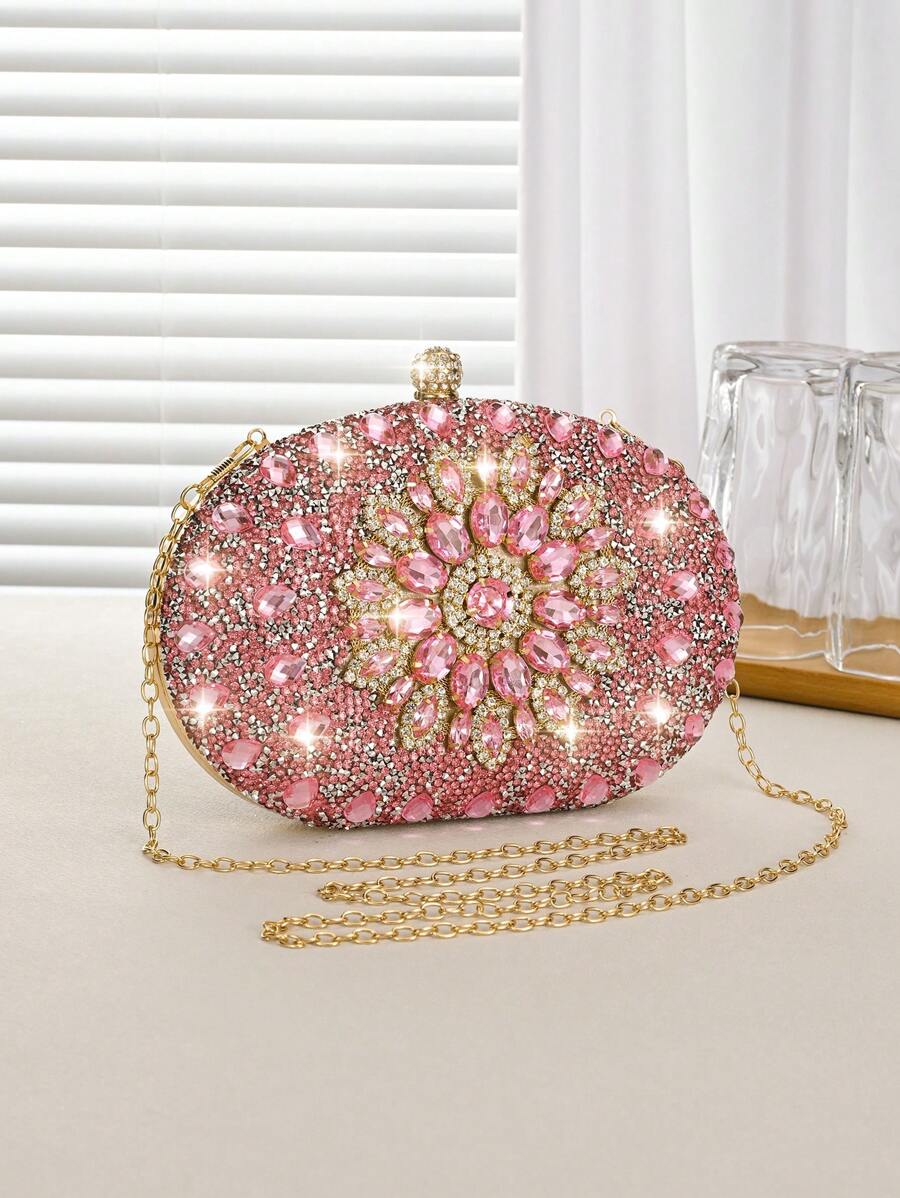 European And American Fashion Handheld Banquet Bag Cross-Border Popular Love Bag Retro Chain Shoulder Crossbody Bag Wallet