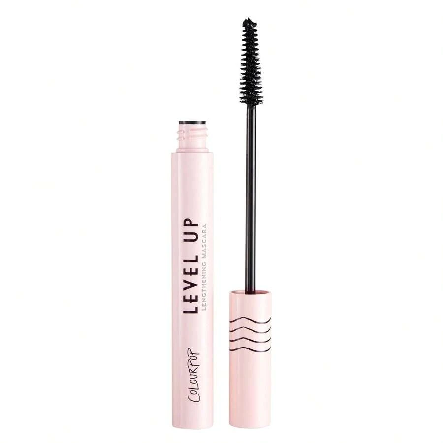 ColourPop Level Up Máscara Alargadora - Máscara negra construible para levantar y alargar las pestañas - Separa y extiende la longitud de las pestañas - Fórmula acondicionadora con vitamina C y E - Negro (7 ml)